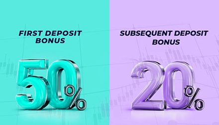 50%+20% Bonus